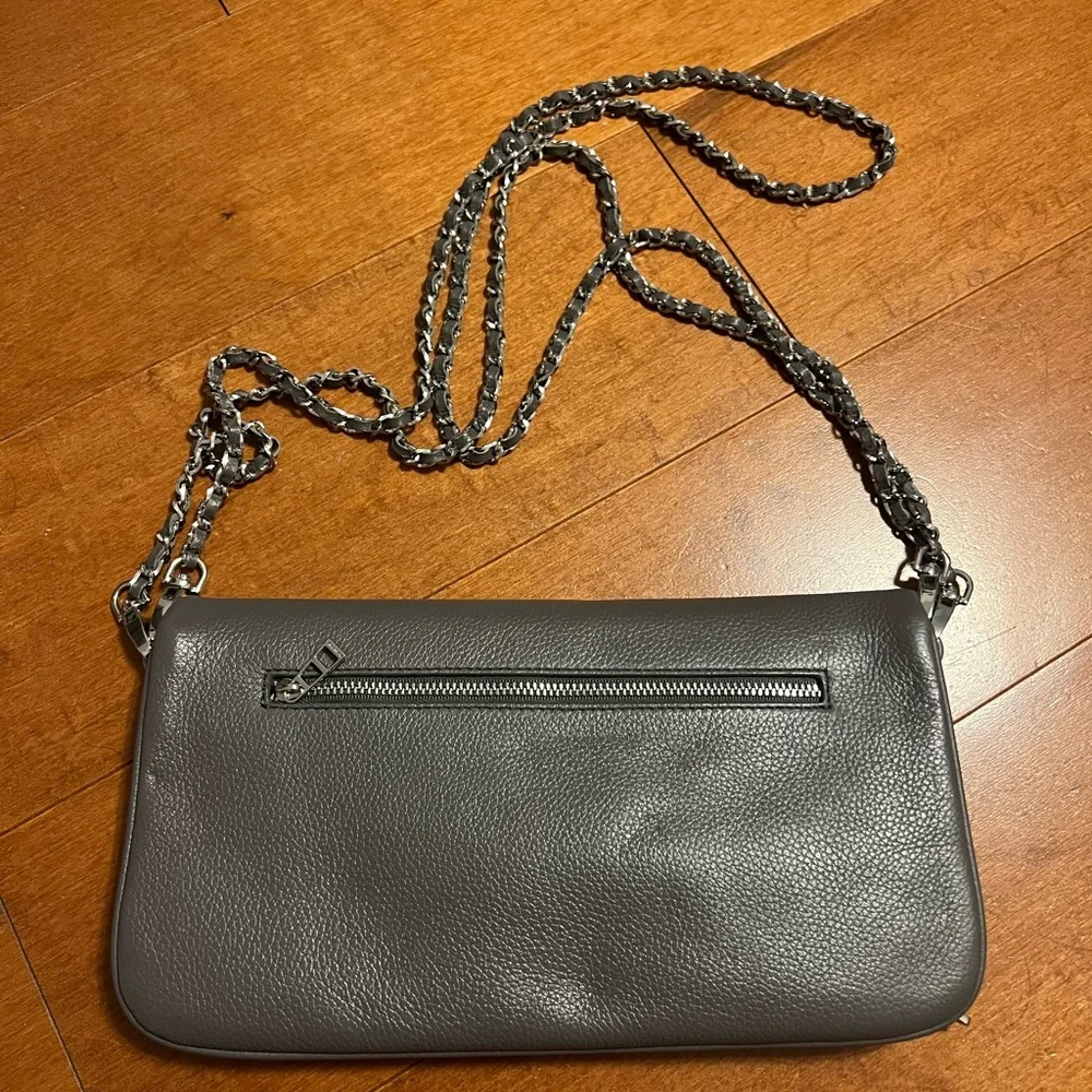Zadig & Voltaire Gray Leather Mini Bag - Picture 8 of 10